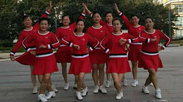 神彩广场舞中国最美-欢歌热舞迎国庆节，祝祖国强盛红红火火。