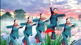 丽珠广场舞红军阿哥慢慢走-原创形体舞附教学