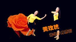 芳华岁月广场舞黄玫瑰-正背面及分解 原汁原味 简单优美