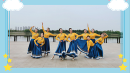 花与影广场舞最美的梦-原创藏族舞附教学