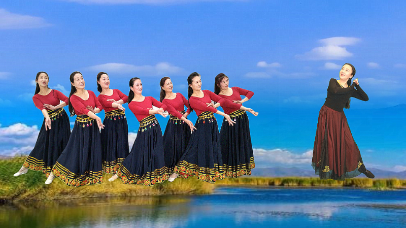 芳华岁月广场舞可可托海的牧羊人-七人版 最深情的旋律 最美丽的姑娘