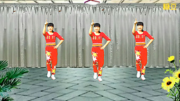 神彩广场舞单曲循环-女神节舞起来，附背面演示