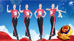 风琴广场舞中国红-火爆网红弹跳64步庆祝建党100周年