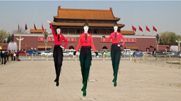 惠汝广场舞今天是你的生日我的中国-原创经典红歌水兵舞