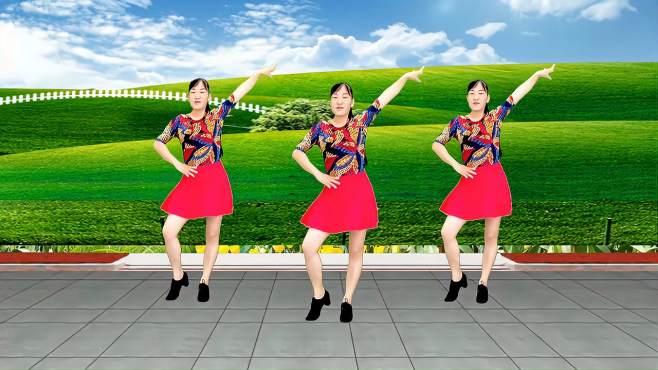 玫香广场舞小苹果-熟悉的旋律，越跳越上头