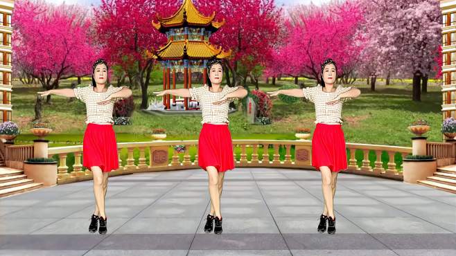 玫瑰怡林广场舞马樱花情歌-欢快舞步，好听好看