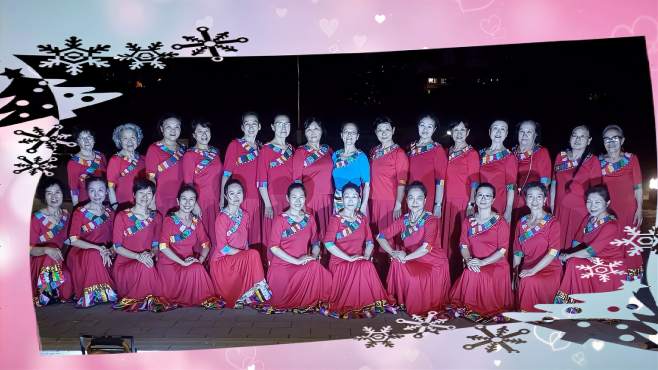 北京依心月广场舞藏族生日歌-编舞飞翔、纷飞。指导依依