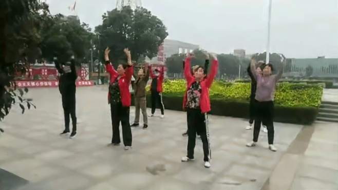 春晖广场舞欢乐中国欢乐家-看着她们的一招一式 你心动了吗？