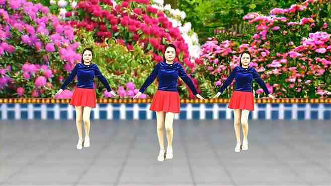 玫瑰怡林广场舞女人是世界最美丽的花-老歌新跳，好听又好看